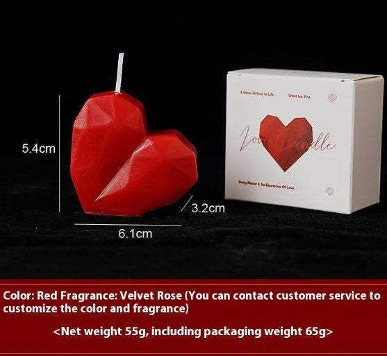 Heart Candle | Free ship to Canada