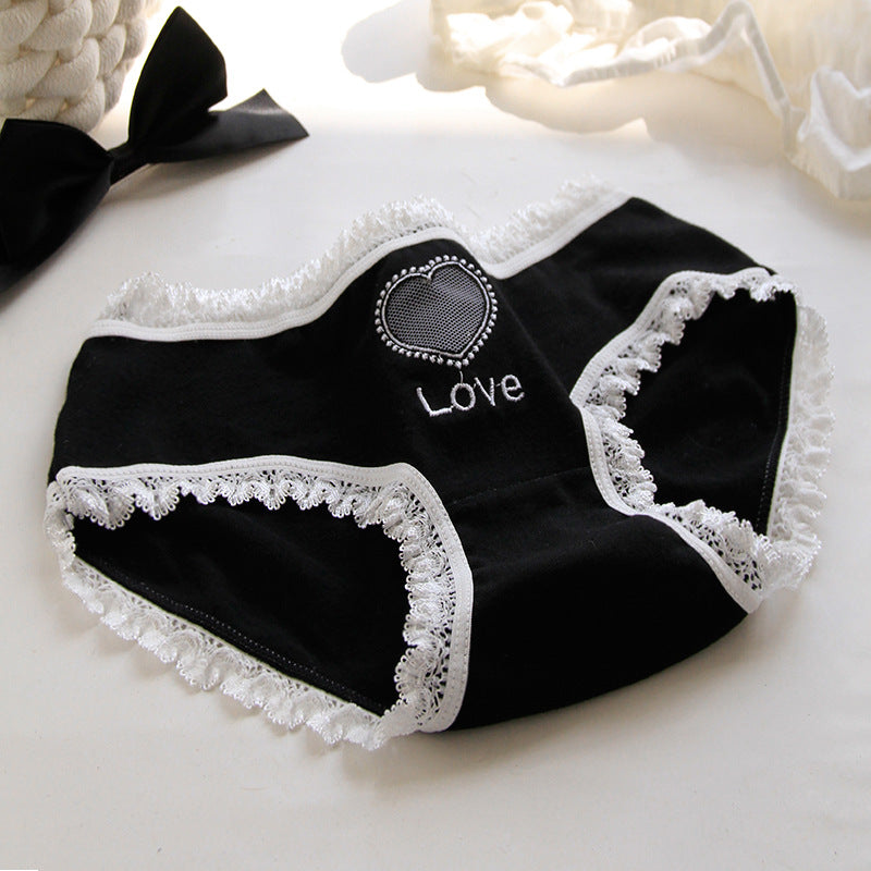 Printed Bow Women's Cotton Underwear
