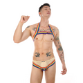 Men's Bold Elastic Chest Harness