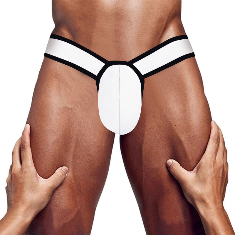 Men's Sexy Cotton Jockstrap Thong Underwear for Men